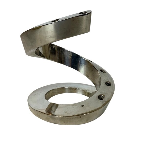 Vintage Dansk Bertil Vallien Spiral Candle Holder Silverplate EP Japan - Picture 3 of 7